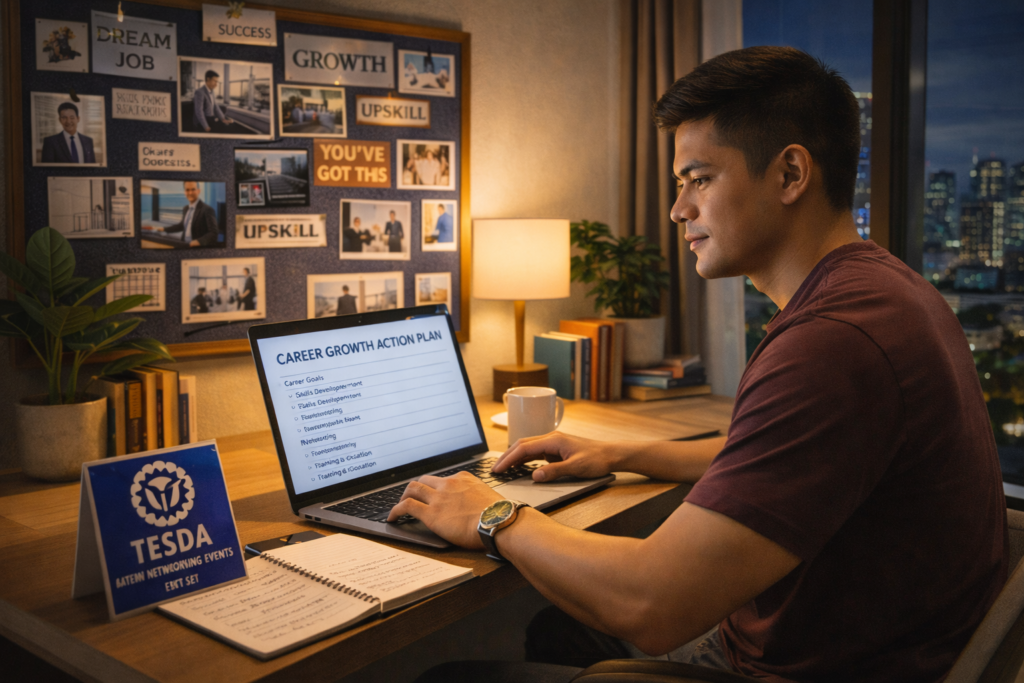  Career pathing strategies for Filipino professionals creating action plan for promotion without connections in Philippine workplace