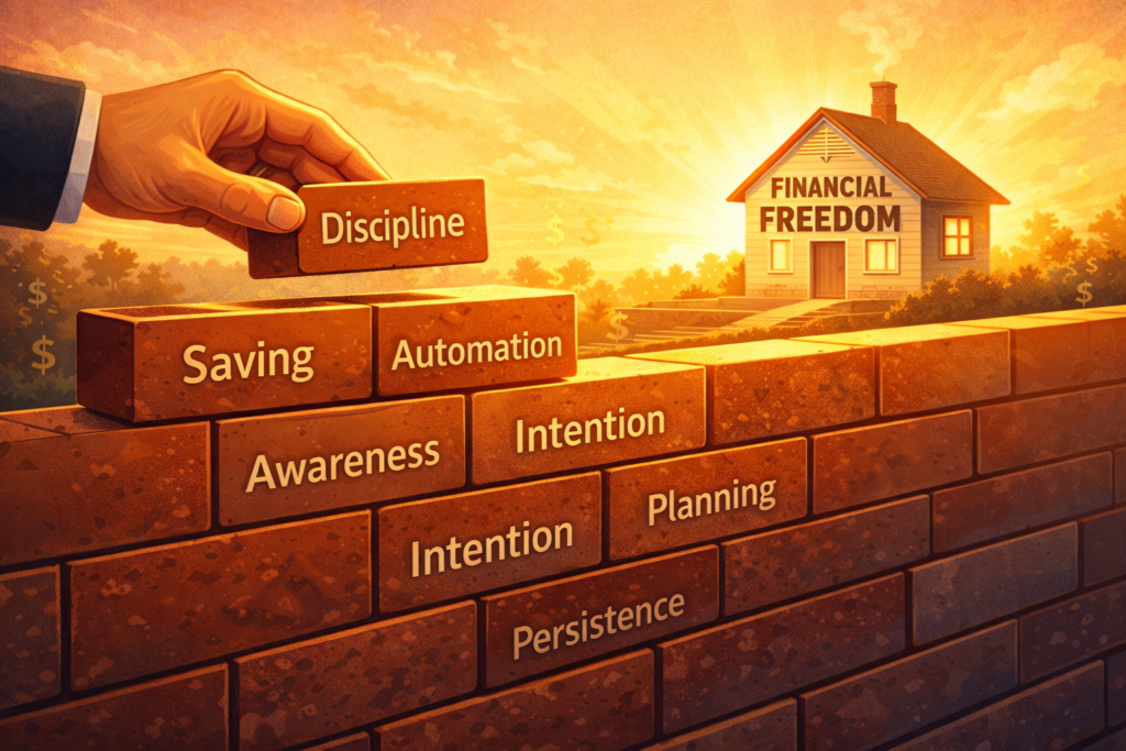 Real wealth built one habit at a time through consistency awareness and intentional financial choices