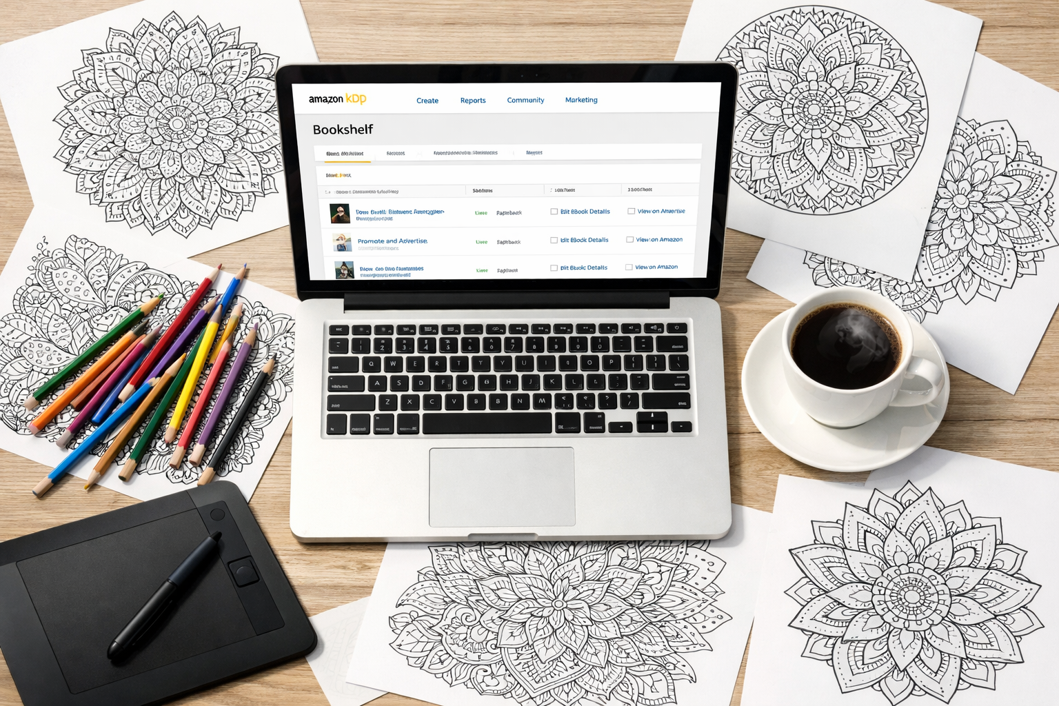 How I Built a Passive Income Stream Selling Kids' Coloring Books on Amazon — And How You Can Too